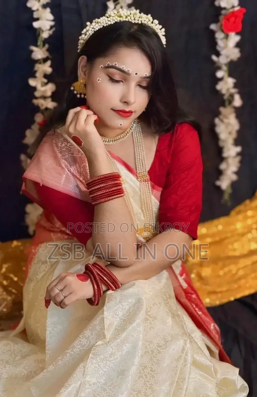 কাঞ্জিভরম কাতান শাড়ি