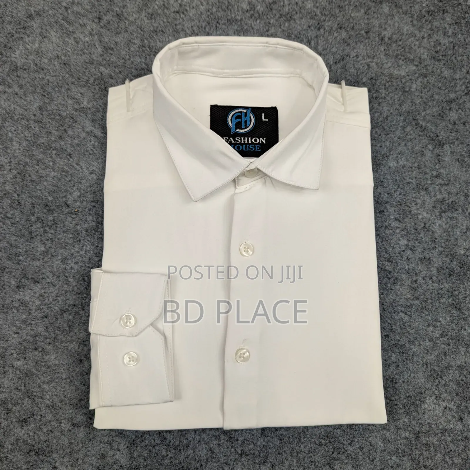 Premium China Micro Stig Shirt (Formal / Casual) (White)