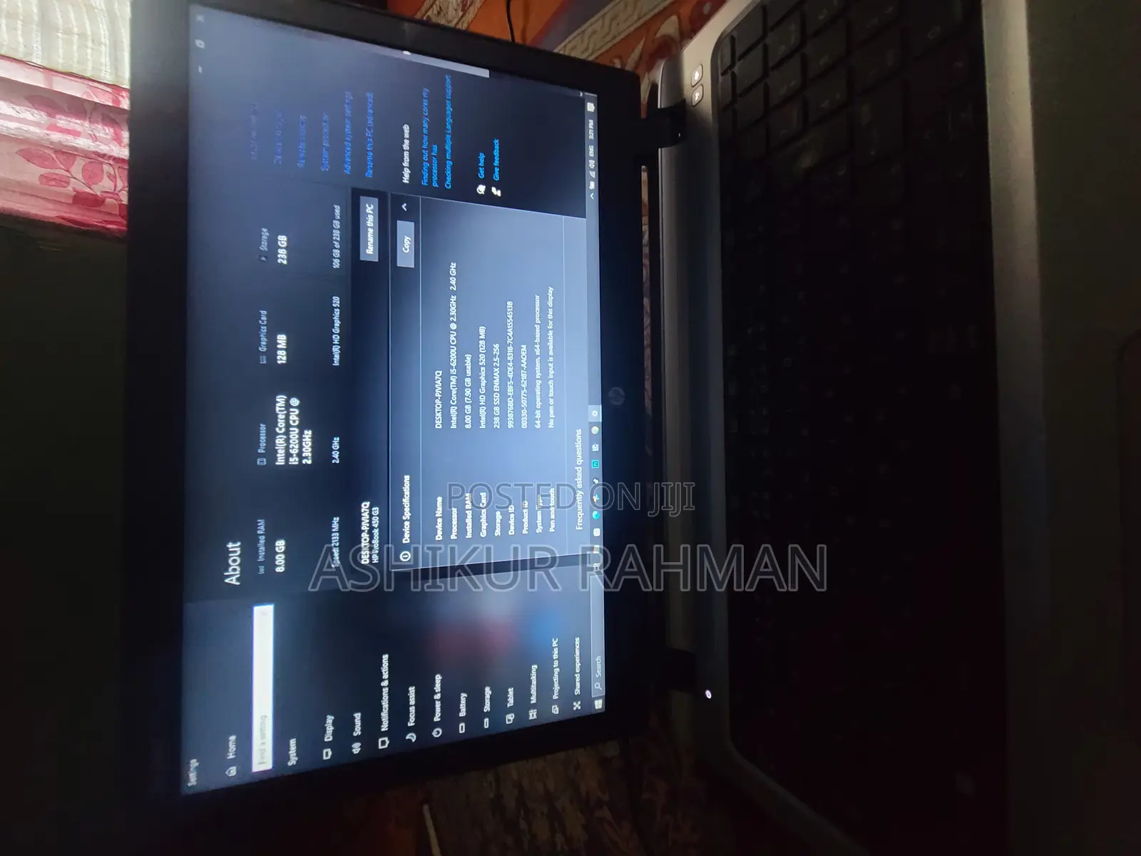 Laptop HP ProBook 430 G3 8GB Intel Core I5 SSD 256GB