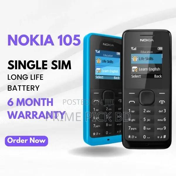 New Nokia 105 Black