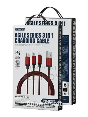 Photo - Remax Agile 3in1 Nylon Cable Pd-B31th