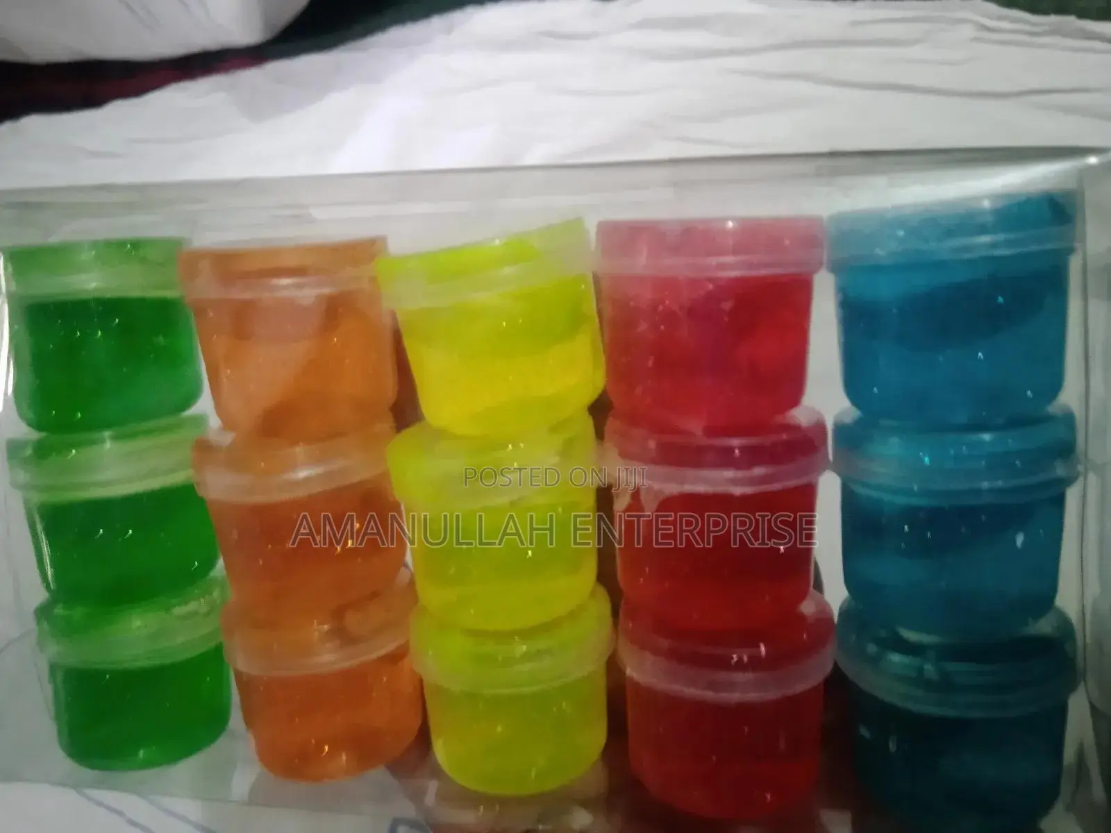 Crystal Mud Slime, Also Known as Crystal Clay or Hand Gum.