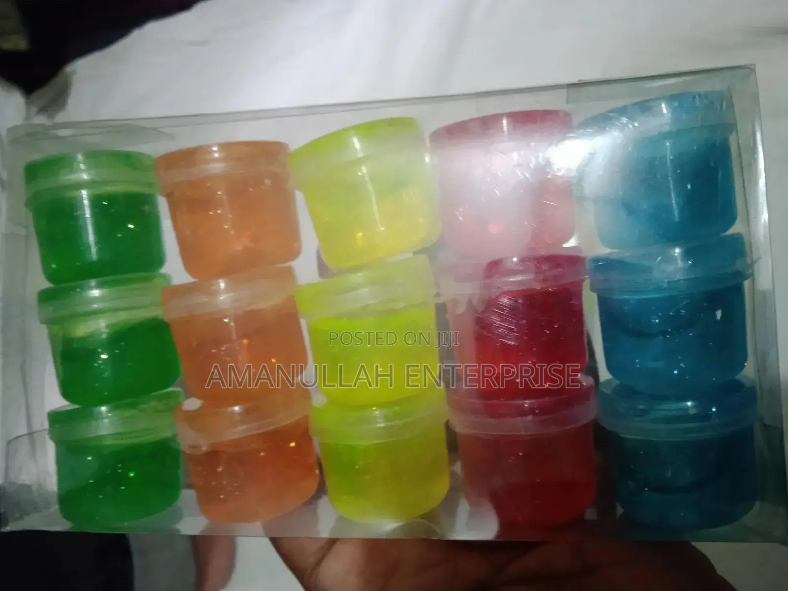 Crystal Mud Slime, Also Known as Crystal Clay or Hand Gum.