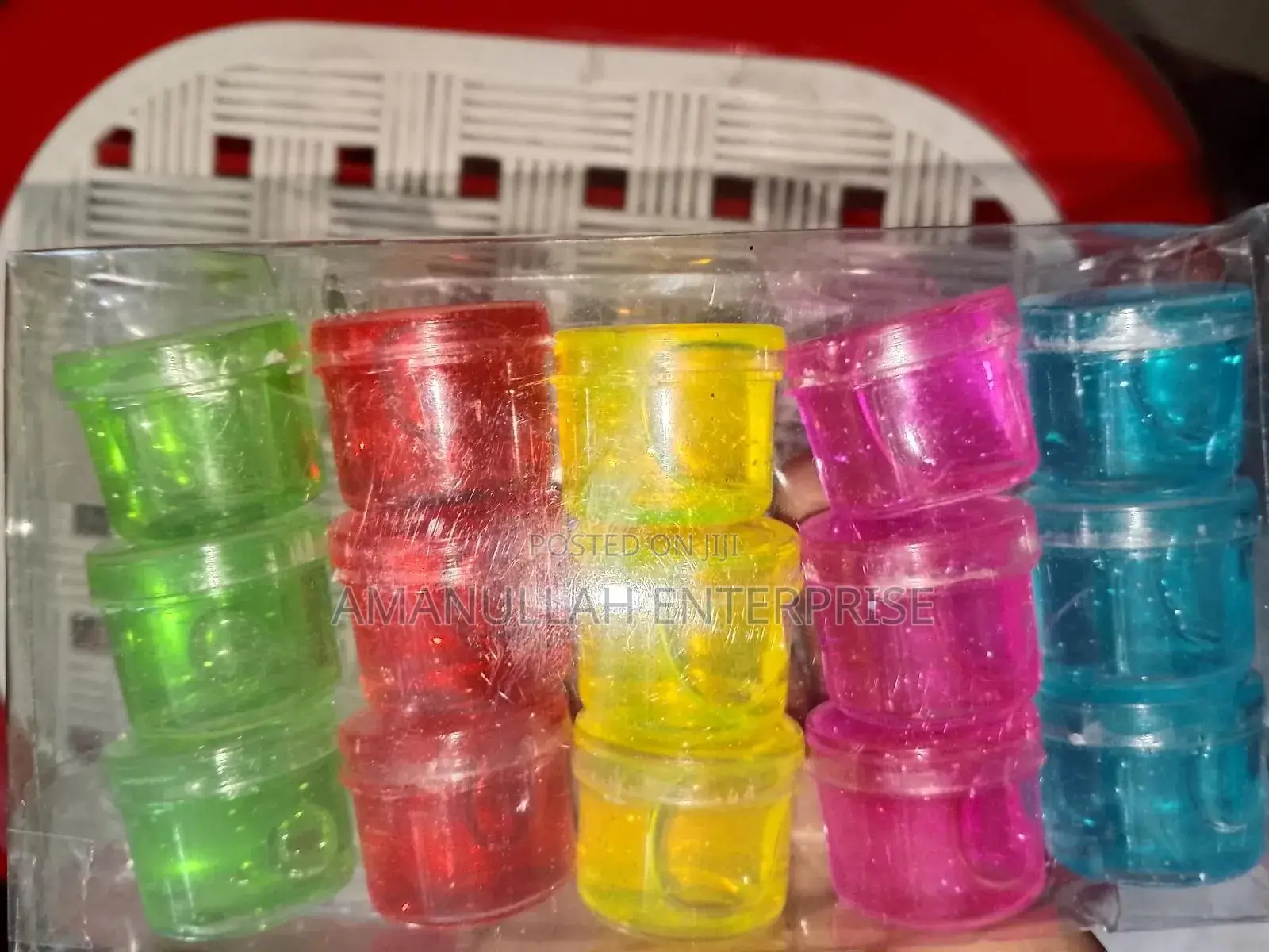 Crystal Mud Slime, Also Known as Crystal Clay or Hand Gum.