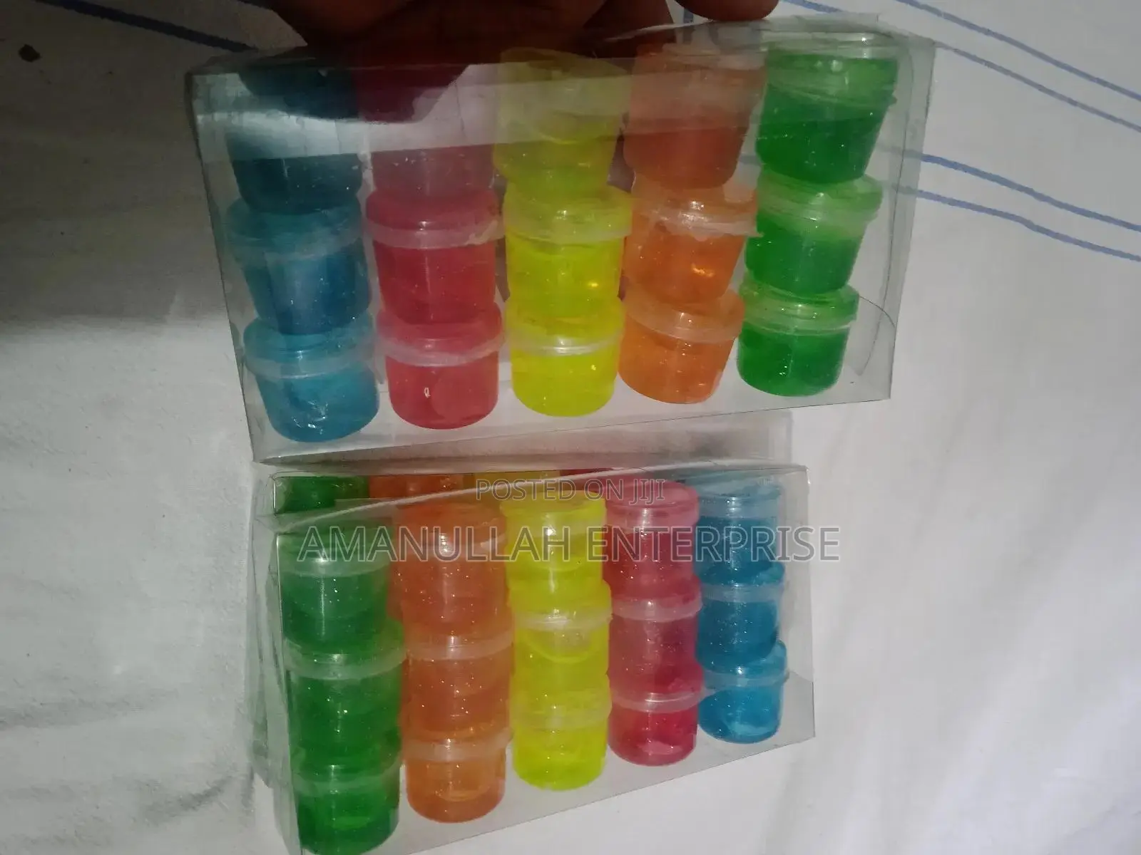 Crystal Mud Slime, Also Known as Crystal Clay or Hand Gum.