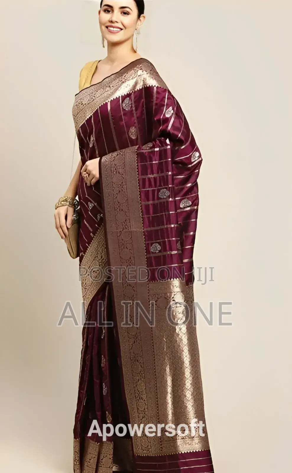 Screen Print Saree (with Blouse Piece) New Update Collection