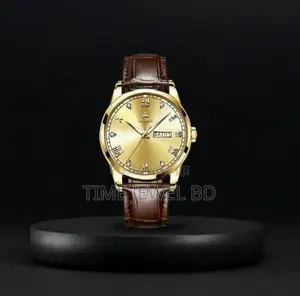 Olevs 6896 Golden Edition – Luxury Quartz Watch | 1 Year Warranty