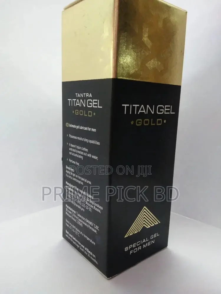 উন্নত মানের Titan Gold Gel — স্থায়ী সমাধান পুরুষের আত্মবিশ্বাসে