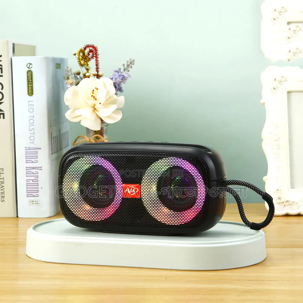 Ao-556 RGB Flashlight Wireless Bluetooth Speaker Fm Radio