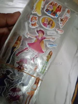 Puffy 3d Stickers, Primarily Featuring Popular Cartoon