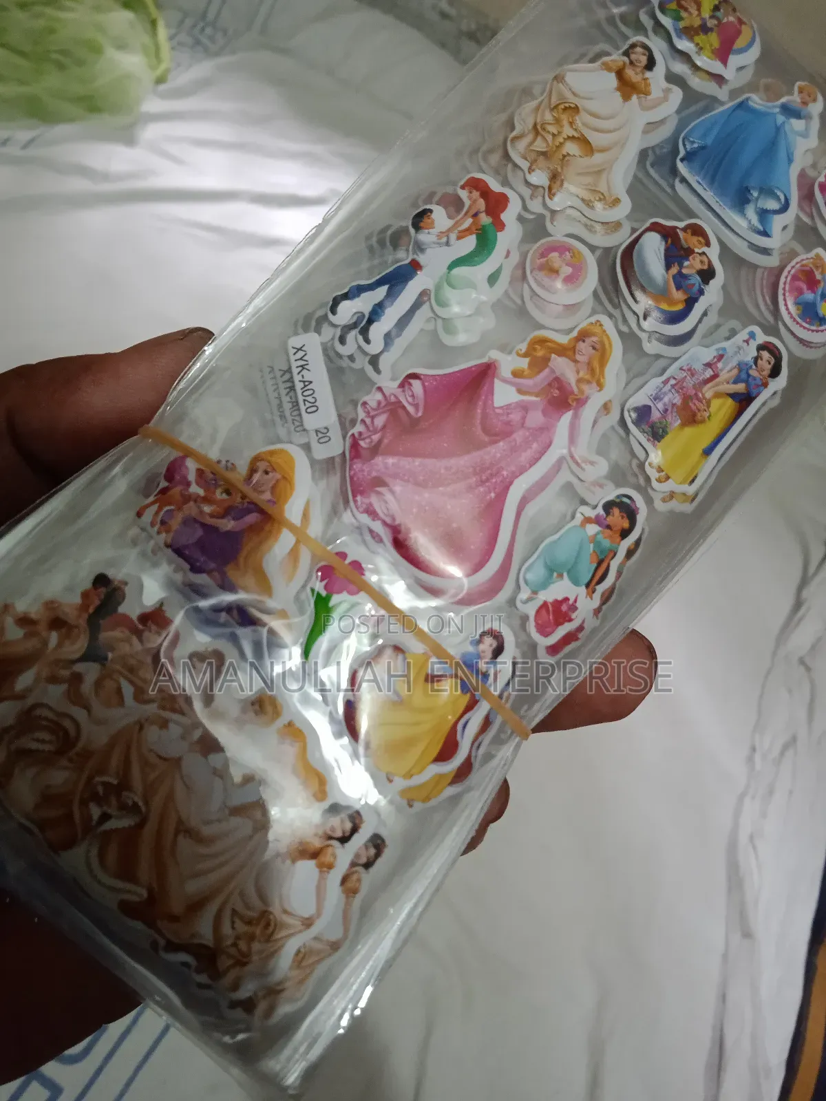 Puffy 3d Stickers, Primarily Featuring Popular Cartoon