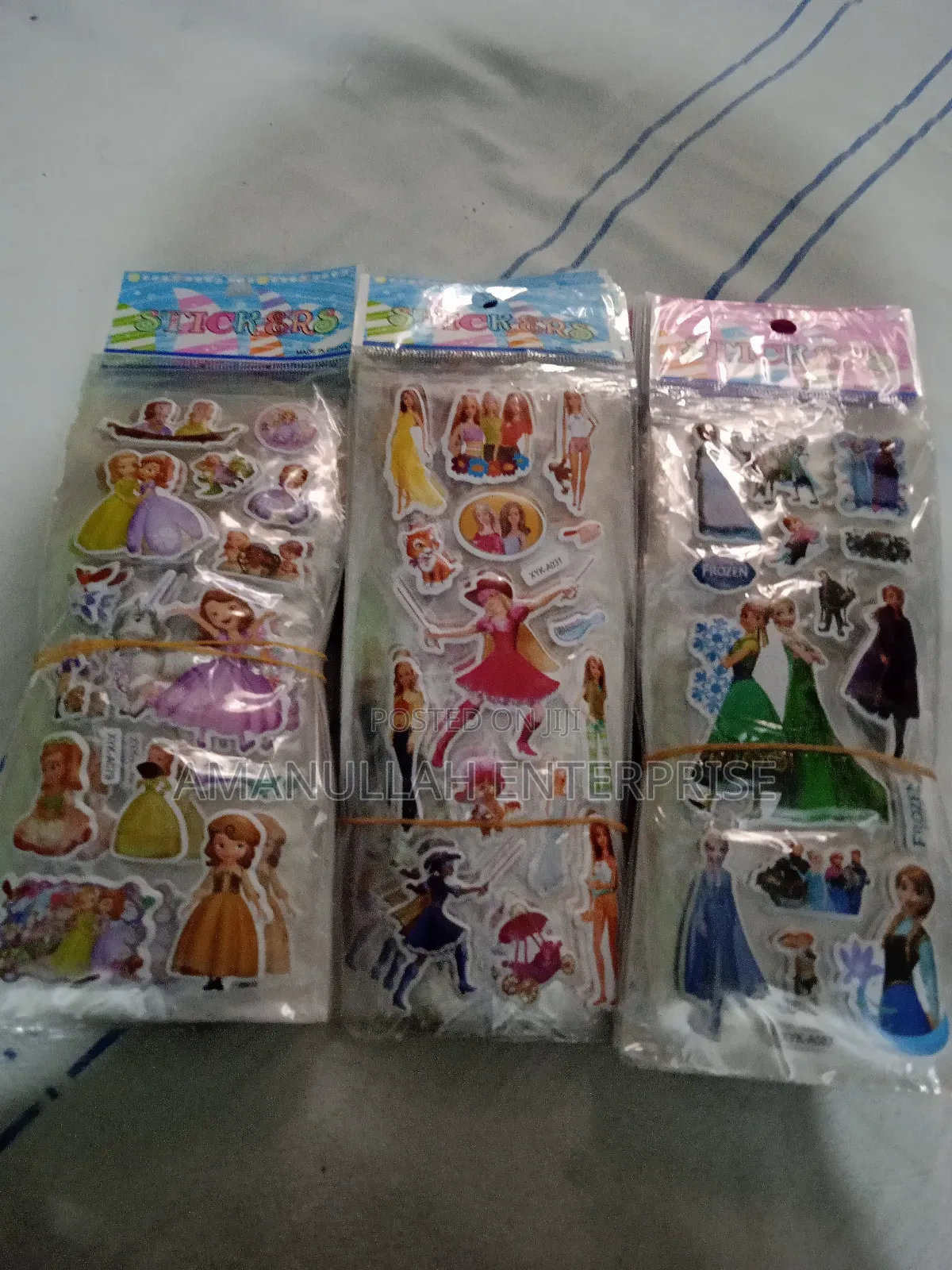Puffy 3d Stickers, Primarily Featuring Popular Cartoon
