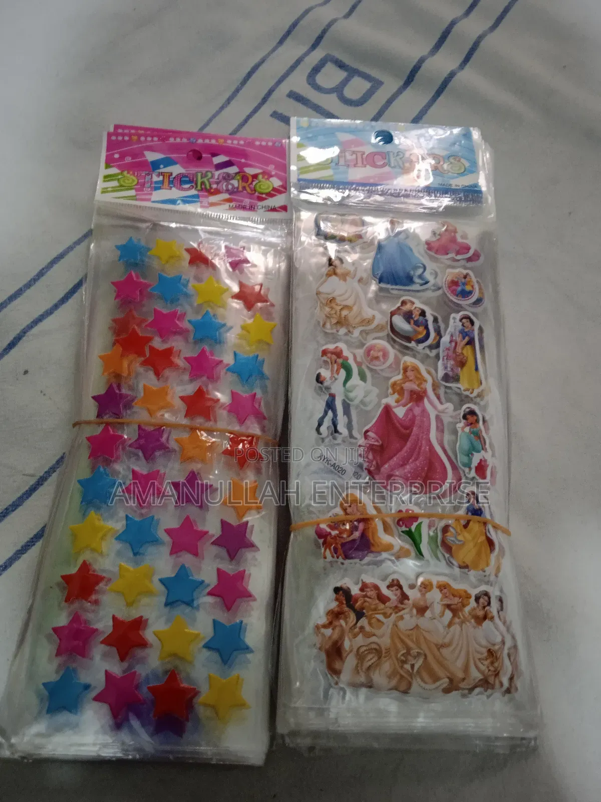 Puffy 3d Stickers, Primarily Featuring Popular Cartoon