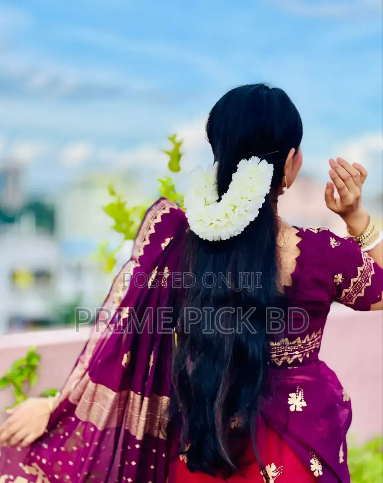 Semi Moslin Sharee With Blouse Piece