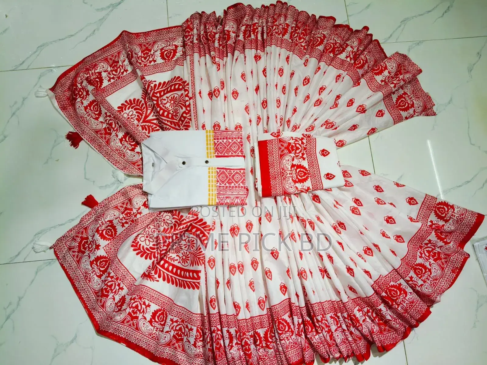 Sharee Panjabi Couple With Blouse Piece