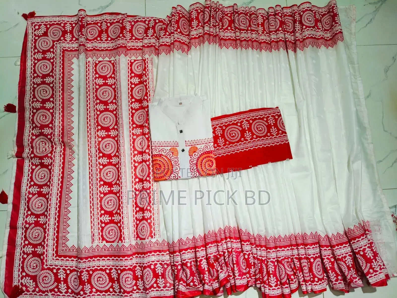 Sharee Panjabi Couple With Blouse Piece