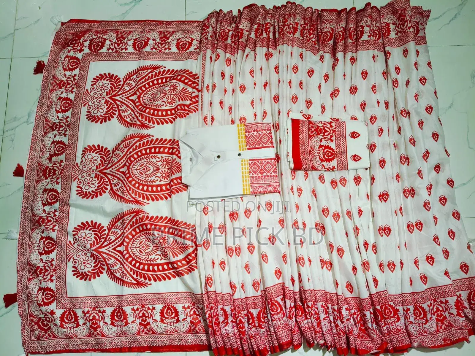 Sharee Panjabi Couple With Blouse Piece