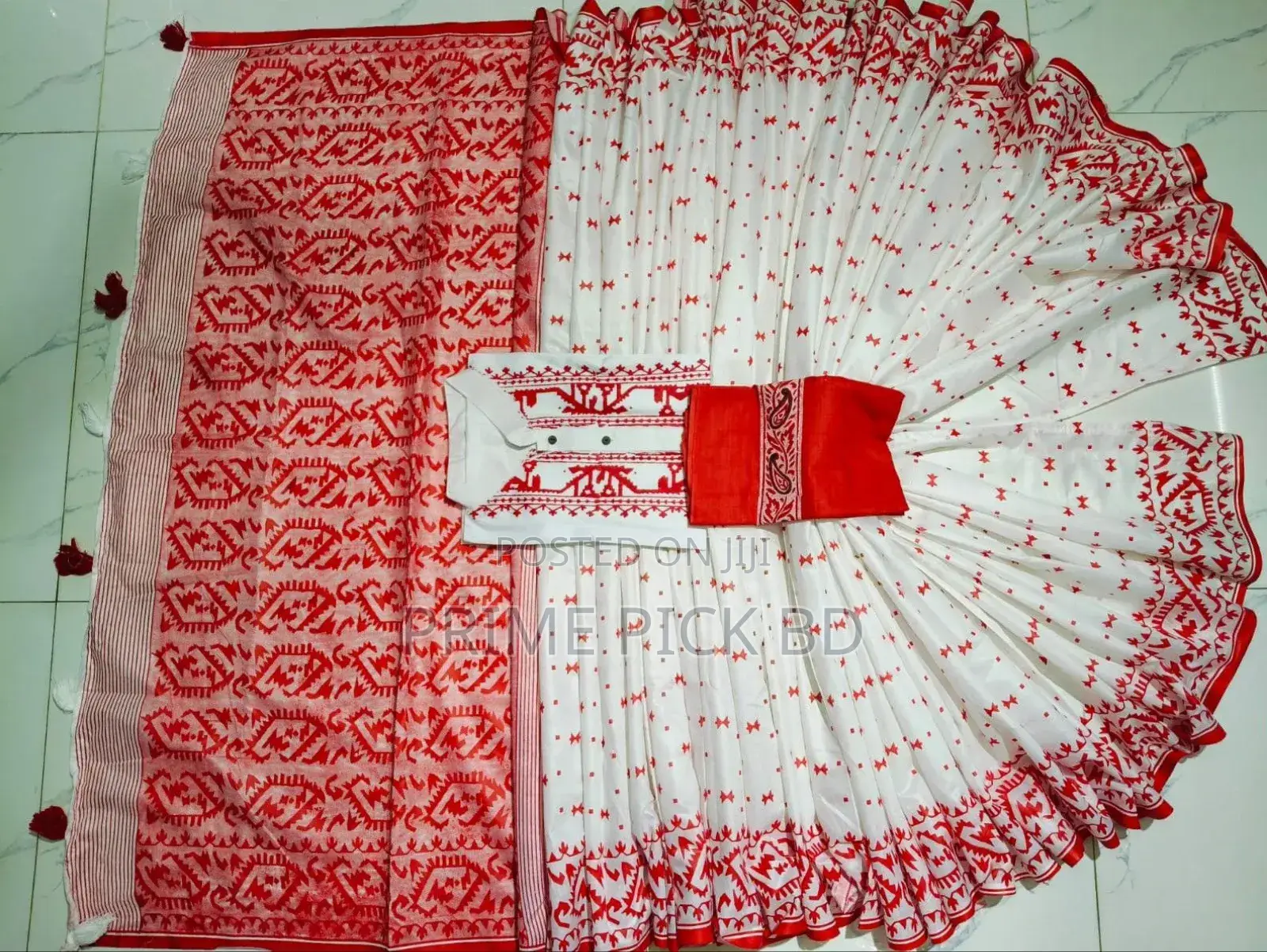 Sharee Panjabi Couple With Blouse Piece