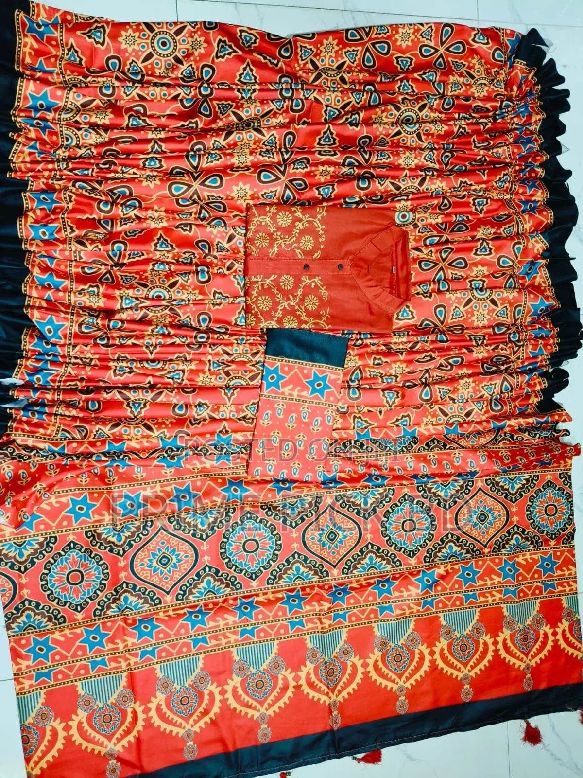 Sharee Panjabi Couple With Blouse Piece