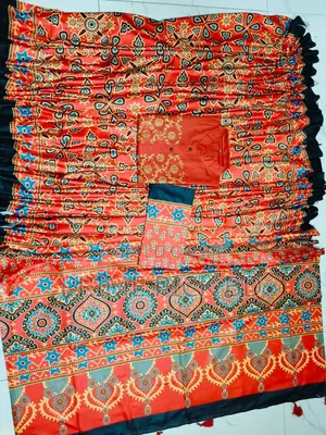 Photo - Sharee Panjabi Couple With Blouse Piece