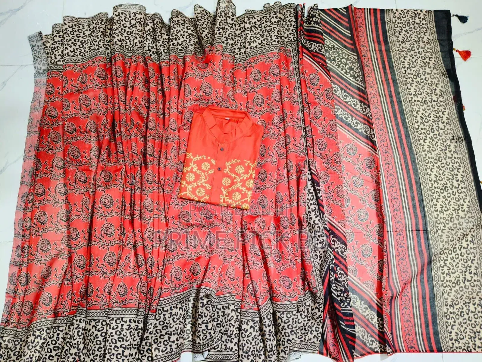 Sharee Panjabi Couple With Blouse Piece