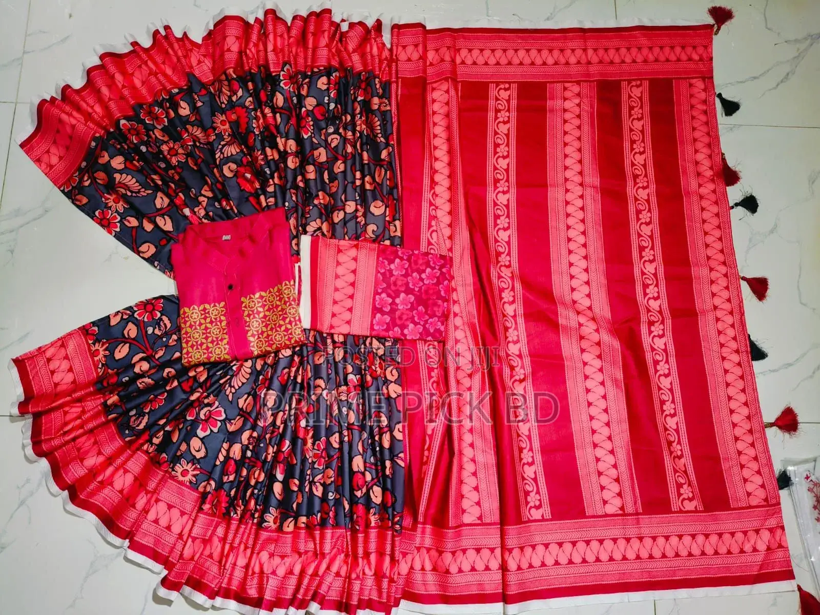 Sharee Panjabi Couple With Blouse Piece