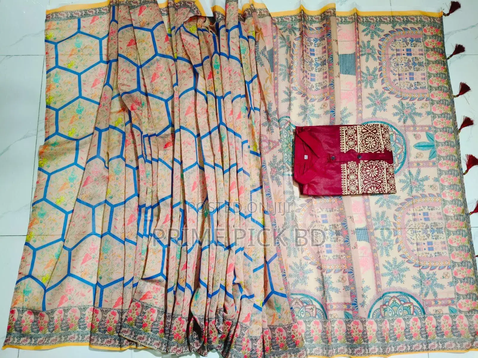 Sharee Panjabi Couple With Blouse Piece