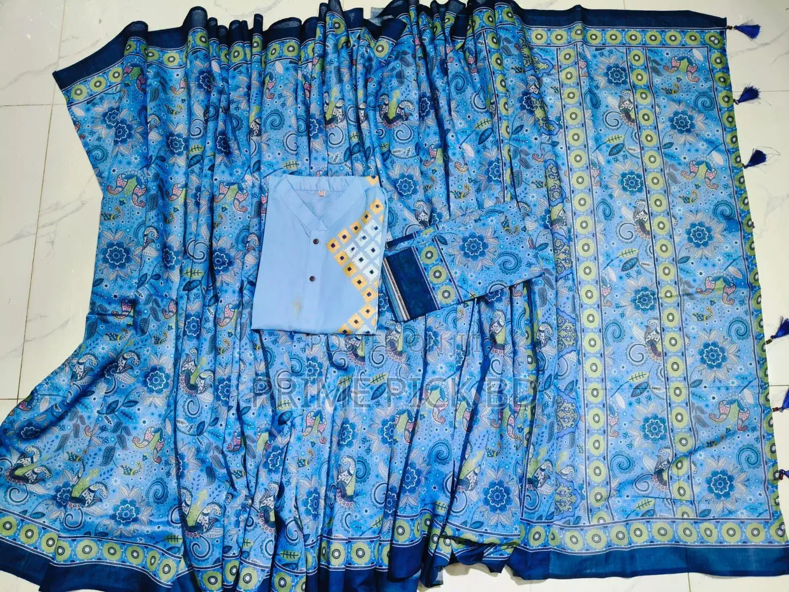 Sharee Panjabi Couple With Blouse Piece