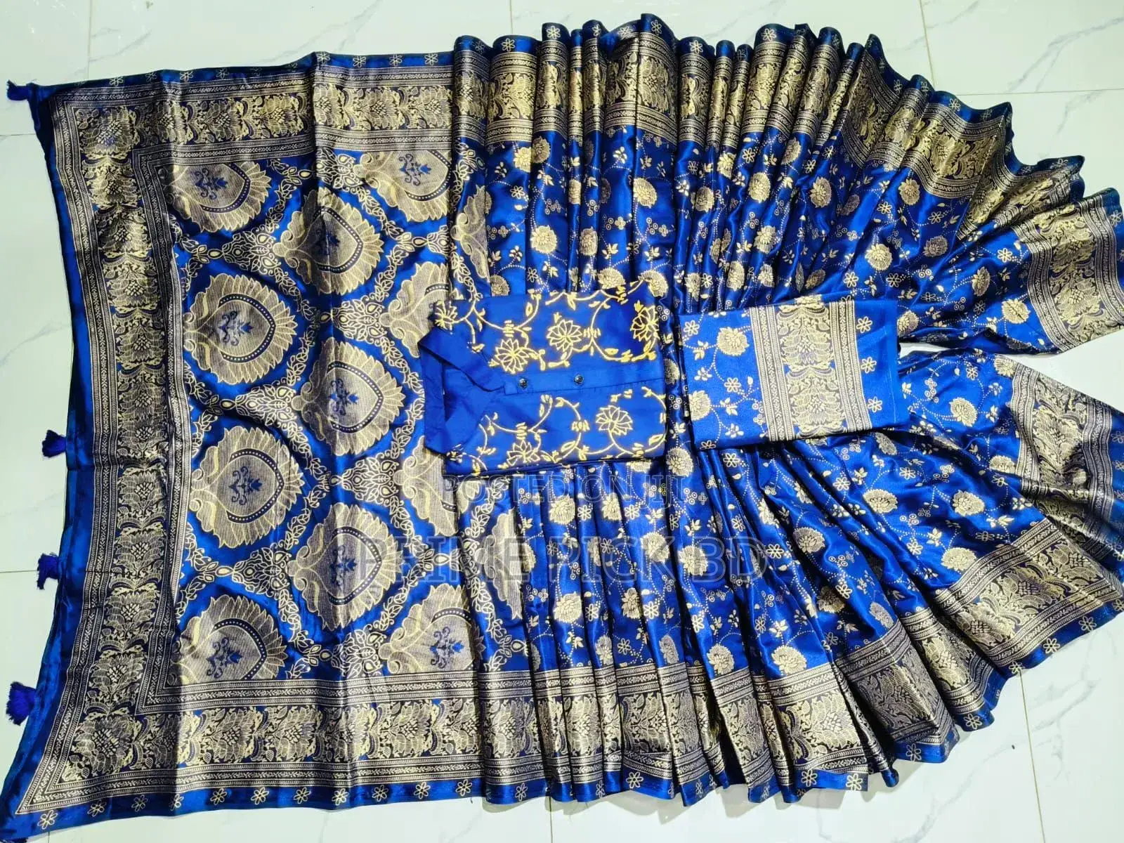 Shari With Panjabi Couple Set