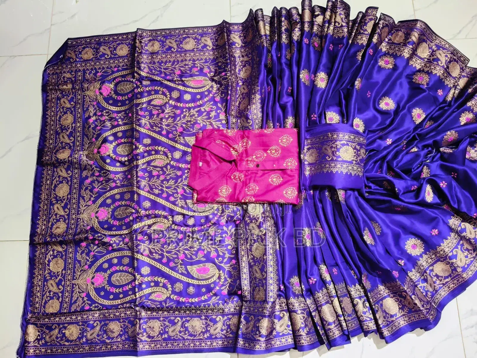 Shari With Panjabi Couple Set