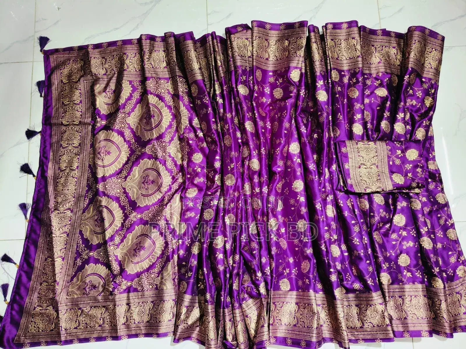 Shari With Panjabi Couple Set