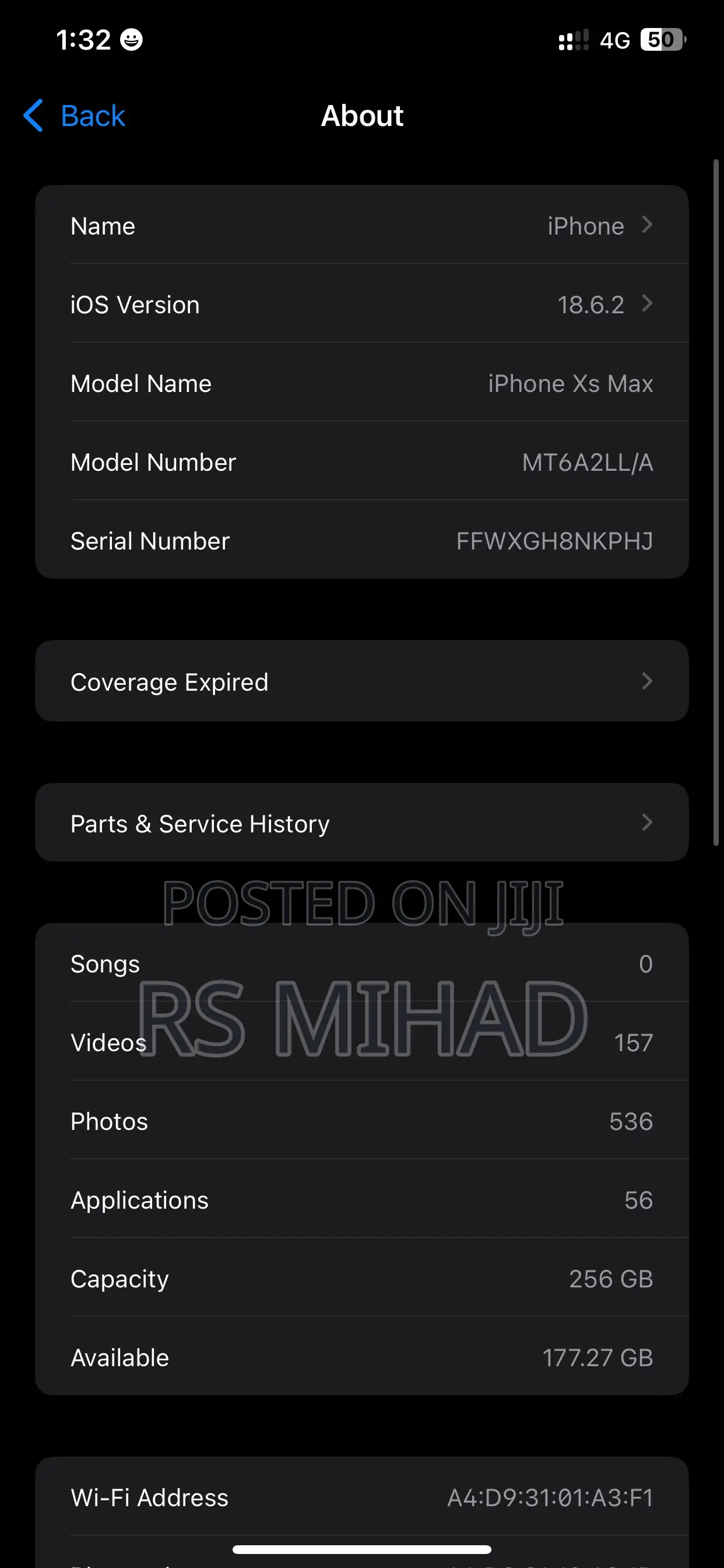 Apple iPhone XS Max 256 GB Gold