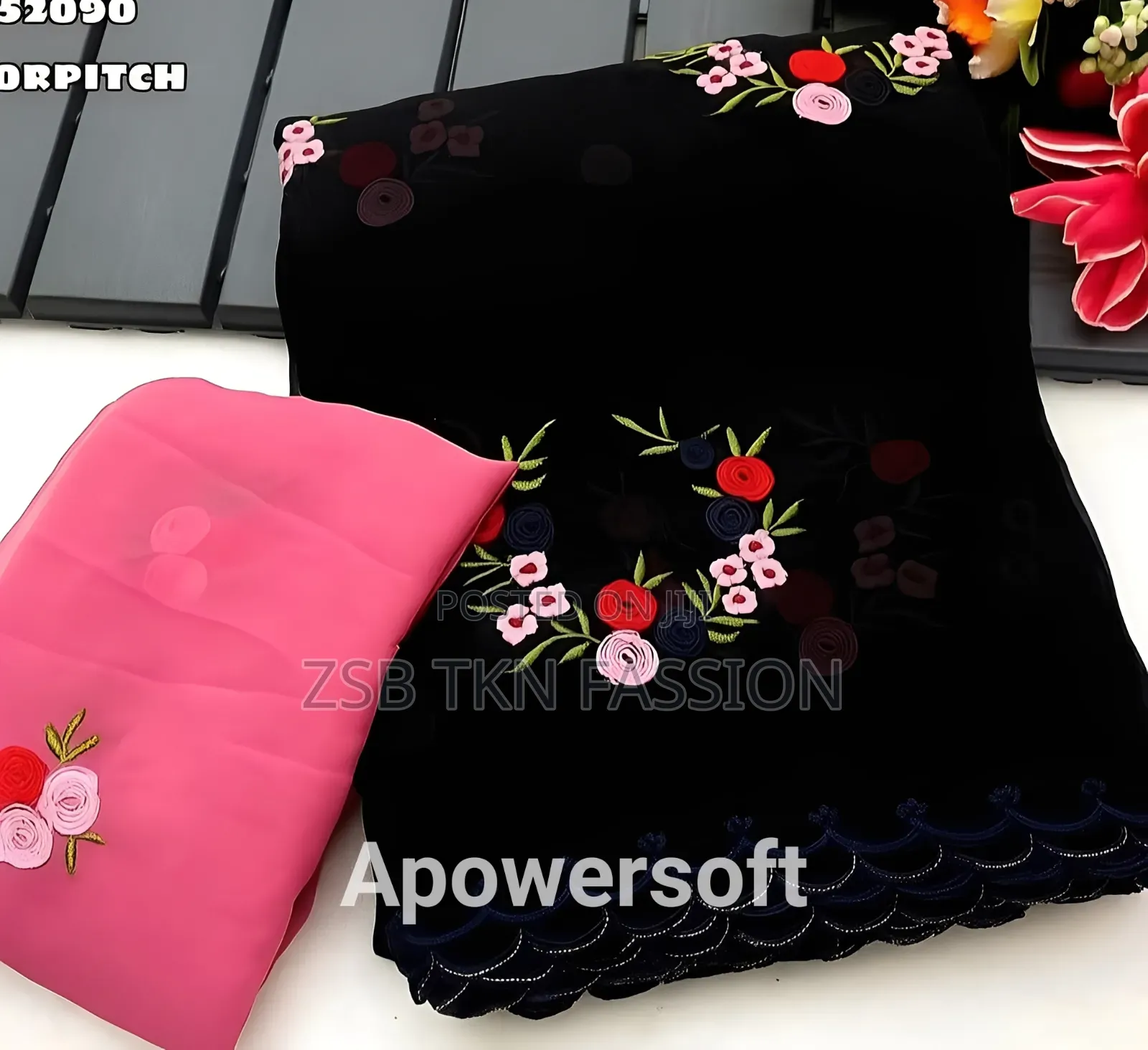 Embroidery Georgette Saree High Quality Work