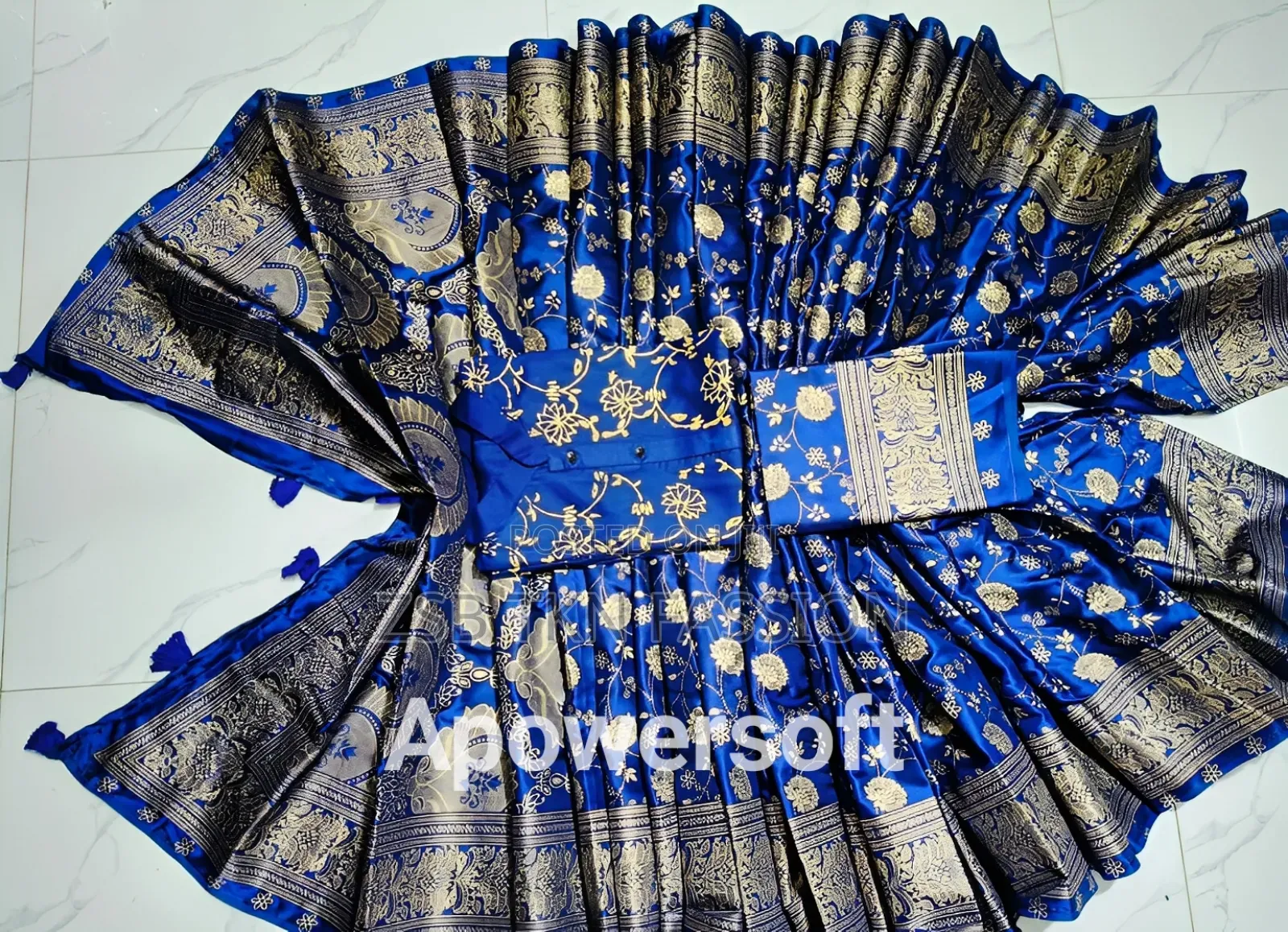 শাড়ি পাঞ্জাবি কাপল ব্লাউজ পিস সহ New Update