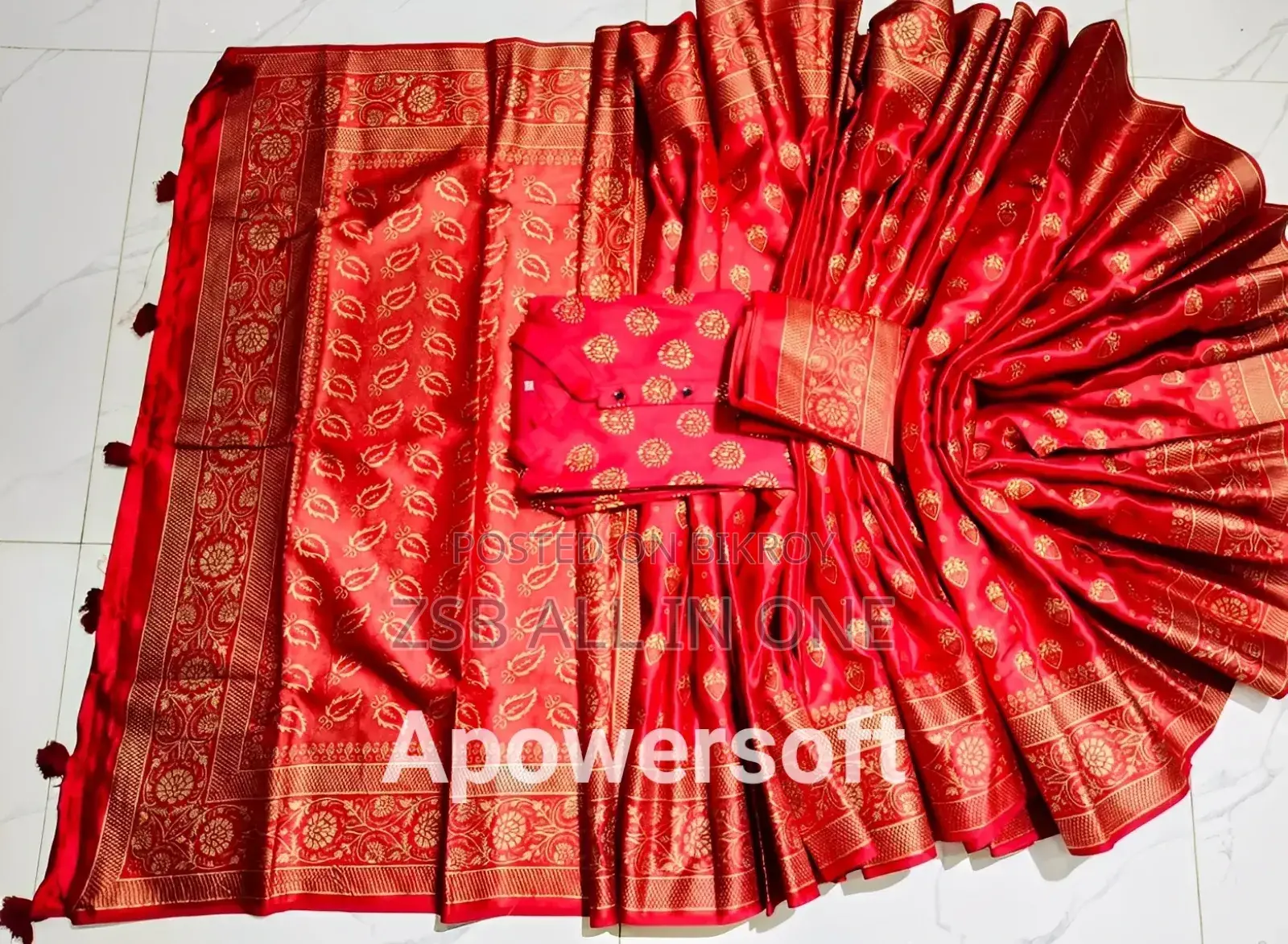 শাড়ি পাঞ্জাবি কাপল ব্লাউজ পিস সহ নিউ আপডেট