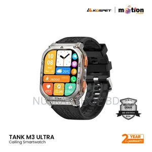 Photo - Kospet Tank M3 Ultra 5 Atm Ip69k Dive-Proof Smart Watch -Silver10894