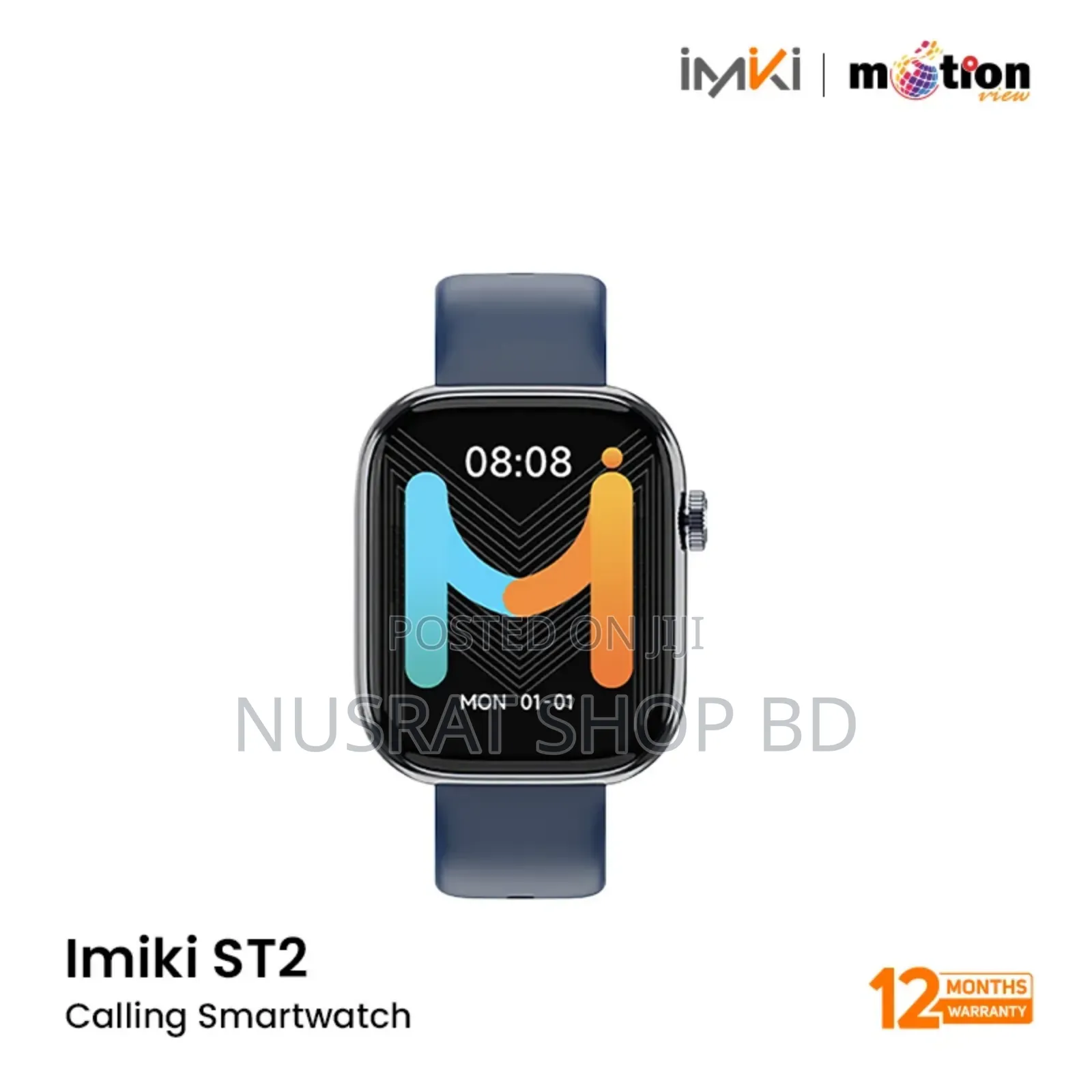 Imiki St2 Bt Calling Smartwatch
Code : 10883