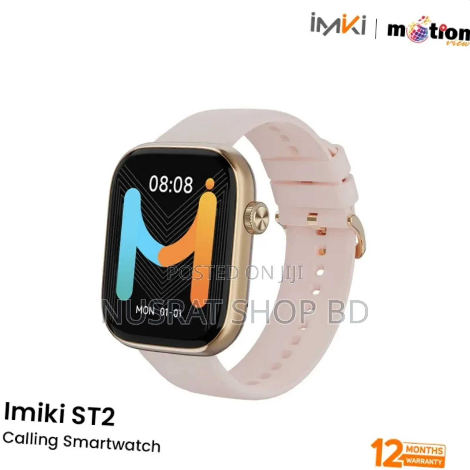 Imiki St2 Bt Calling Smartwatch
Code : 10883