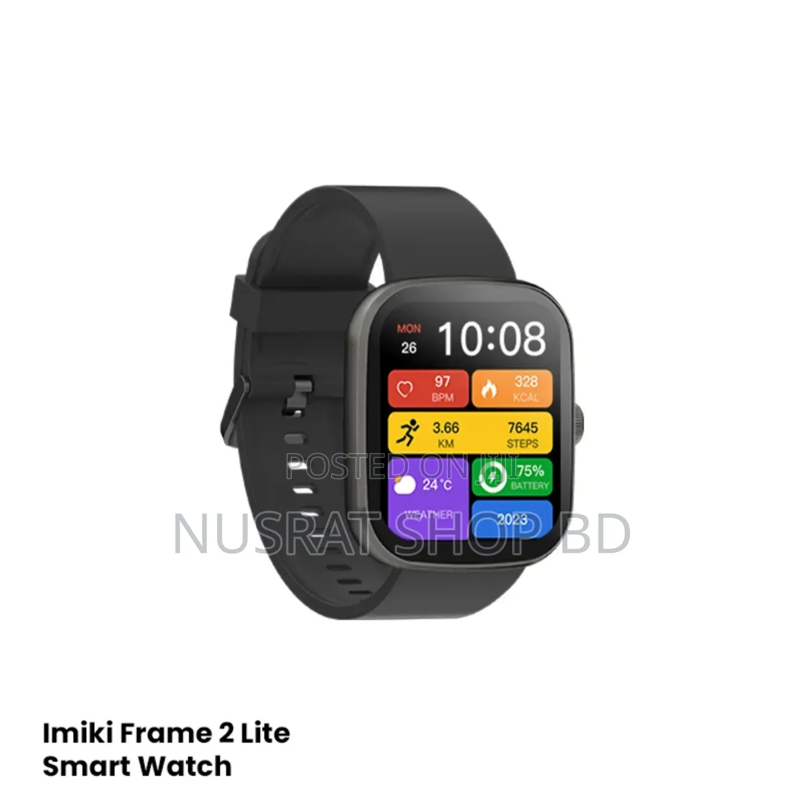Imiki Frame 2 Lite 2.5d Ultra-Thin Screen Bt Smart Watch
Code 10881