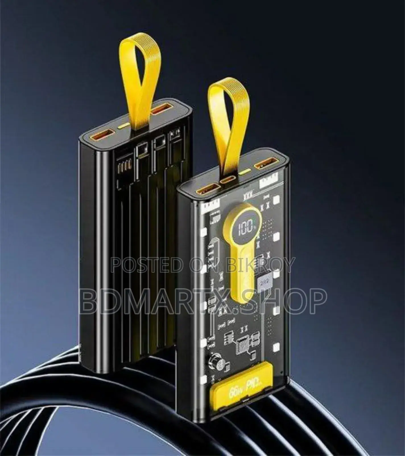 Transparent 20000mAh 22.5W Powerbank