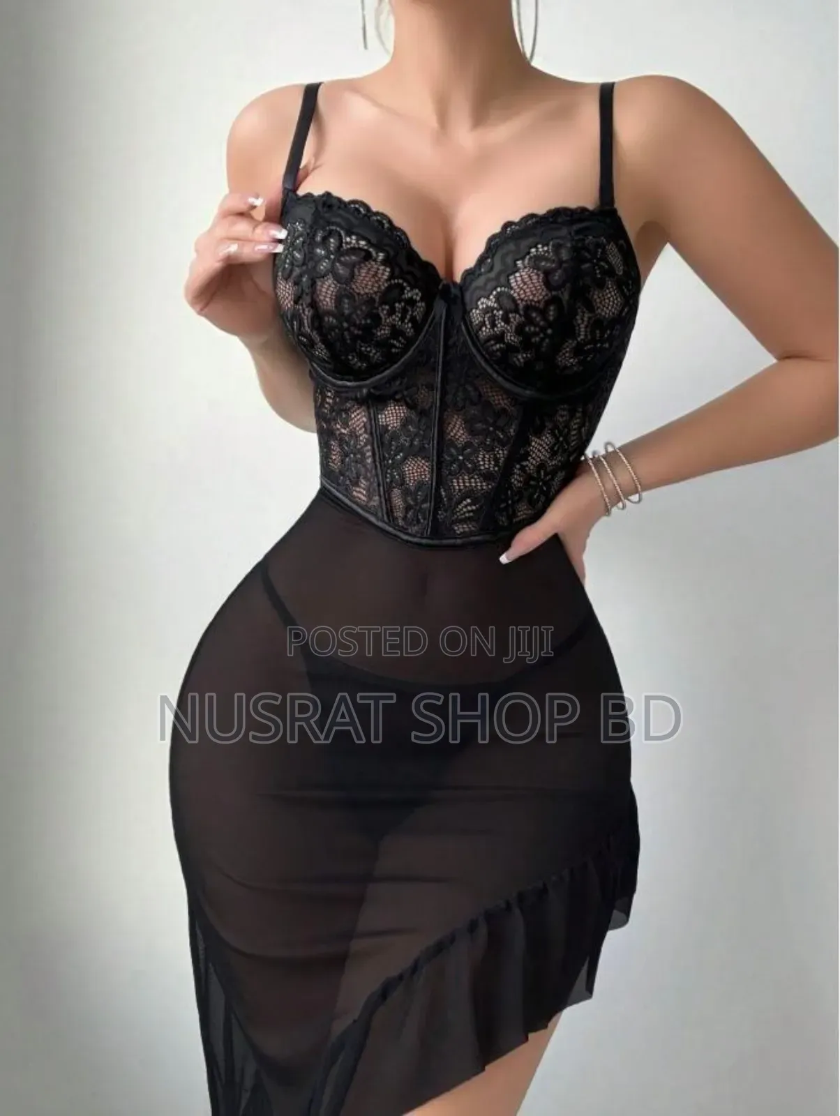 Women Lingerie Lace Chemis Sleep Dress Babydoll Nightwear Sexy Strap