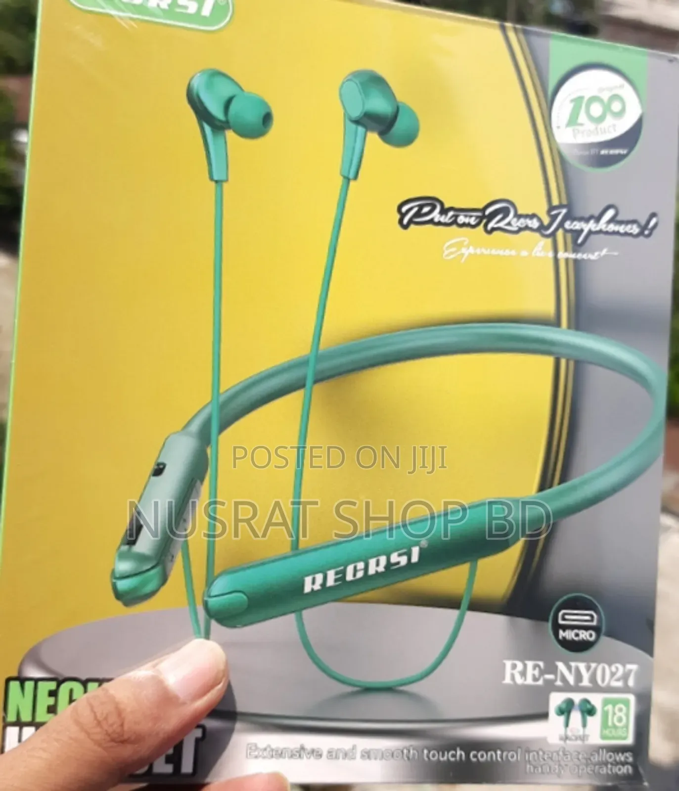 Recrsi Neckband Headphone Ny27
Code : 10823