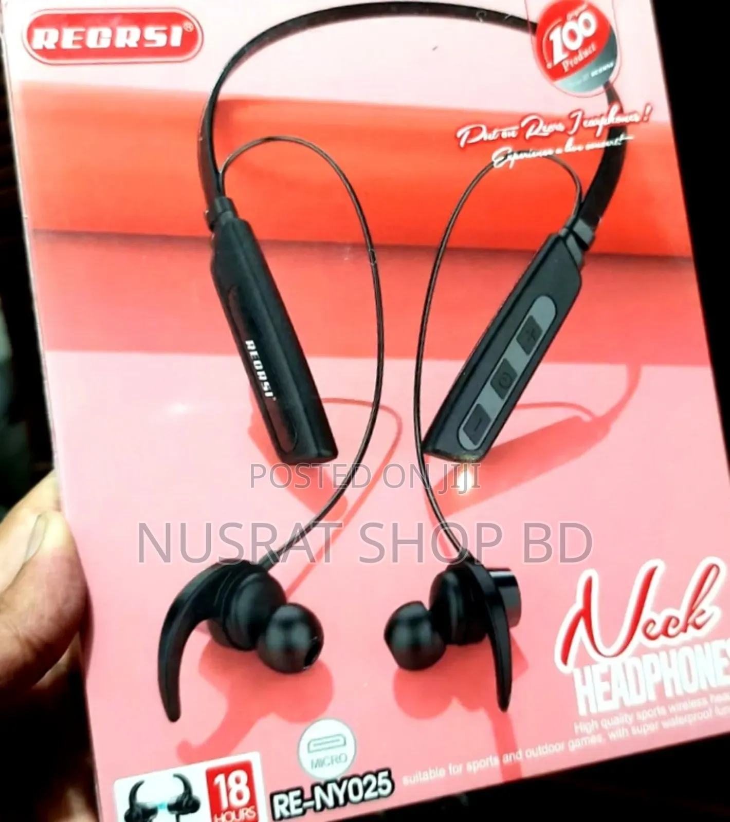 Recrsi Neckband Headphone Ny25
Code : 10822