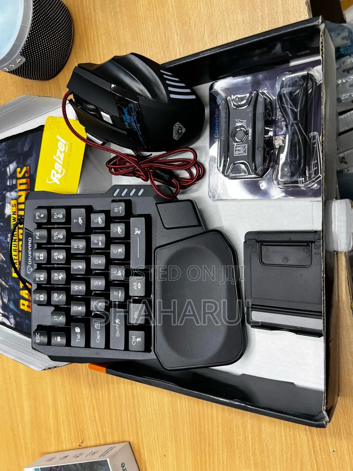 5 In1combo Gaming Keyboard Mouse Wireless Bluetooth Pubg Mobile Game