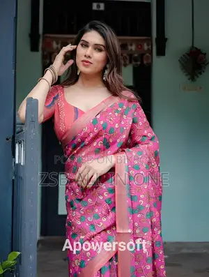 New Digital Print Saree New Model New Style