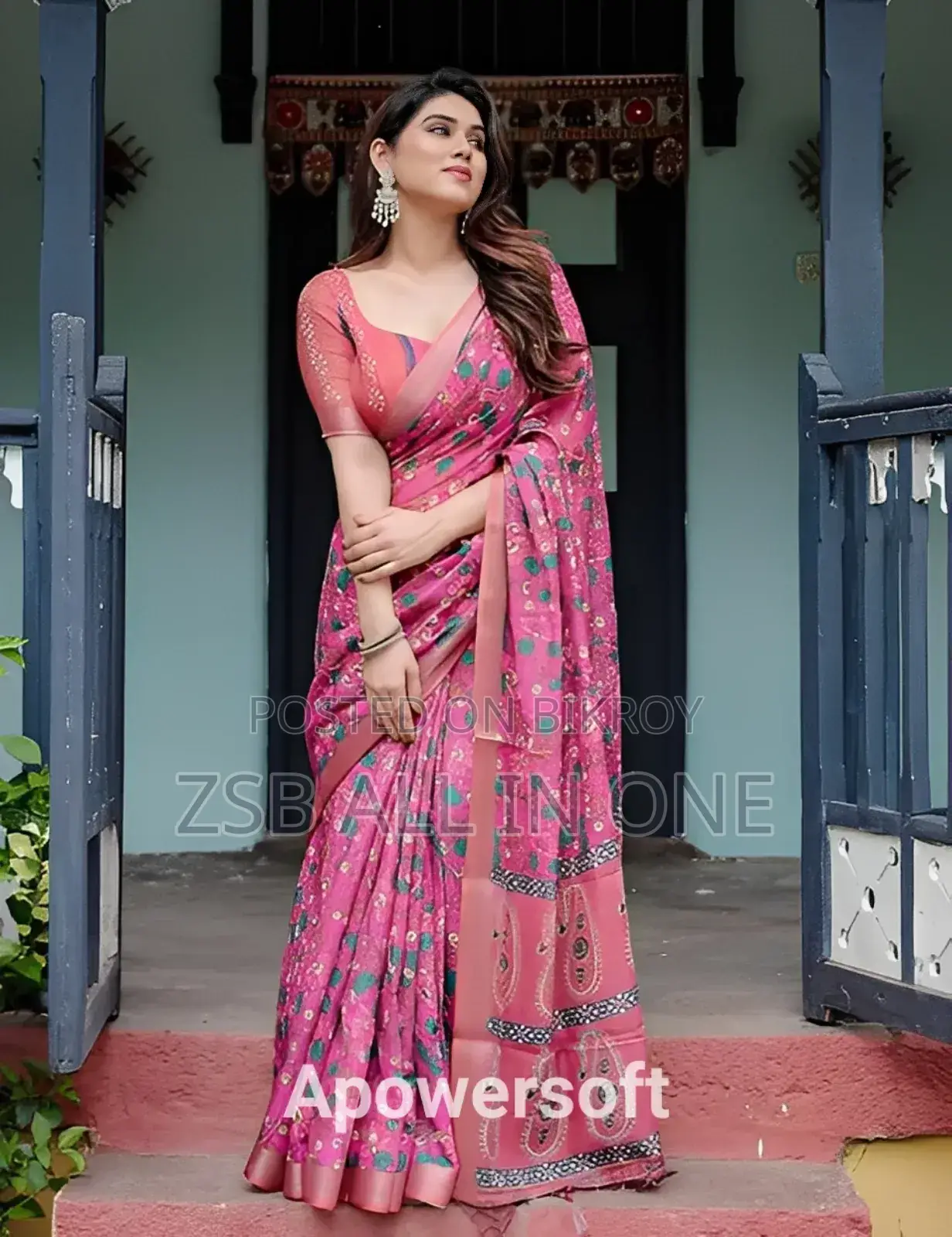 New Digital Print Saree New Model New Style
