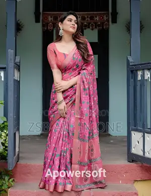 New Digital Print Saree New Model New Style