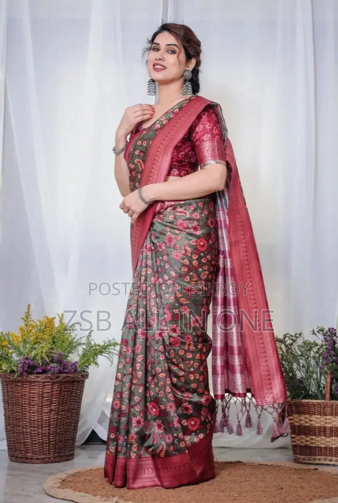 প্রিমিয়াম জাপানি সিল্ক শাড়ী কি কেজিজে এক্সভিএইচভিবিএন