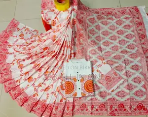 Sharee Panjabi Couple With Blouse Piece Puja Offer
