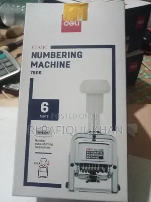 Photo - Numbering Machine 706 গার্মেন্টস এর জন্য পাইকারি বিক্রি করা হয়